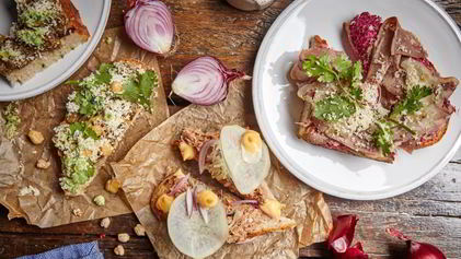 Рецепт Брускетты с тунцом