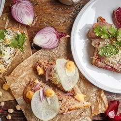 Рецепт Брускетты с тунцом