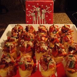 Рецепт Брускетты с вялеными помидорами