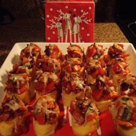 Рецепт Брускетты с вялеными помидорами