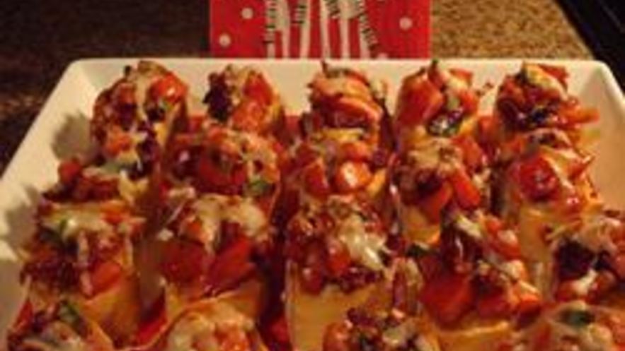 Рецепт брускетты с вялеными помидорами