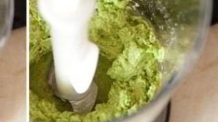 Рецепт брускетты с зеленым горошком и креветками