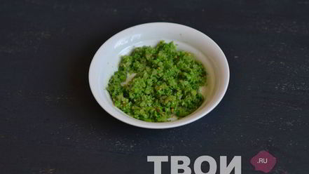 Рецепт брускетты с зеленым горошком