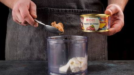 Рецепт брускетт с крем-паштетом из тунца