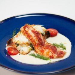 Рецепт Филе морского языка с брускеттой