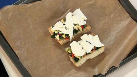 Рецепт филе морского языка с брускеттой