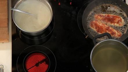 Рецепт филе морского языка с брускеттой