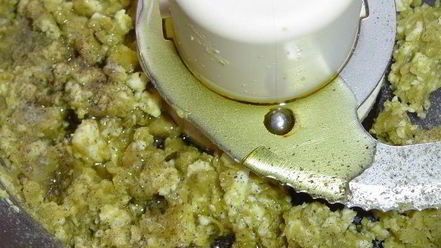 Рецепт зеленой брускетты с креветками