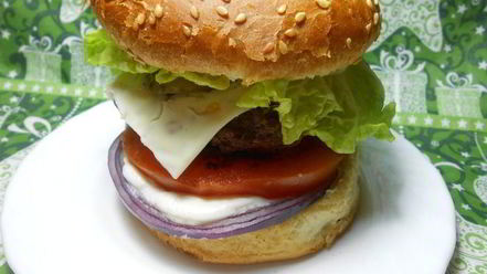 Рецепт большого чизгамбургера