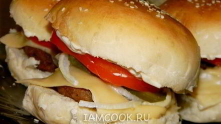 Рецепт булочек для бургеров