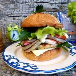 Рецепт Бургера Крабового Луи