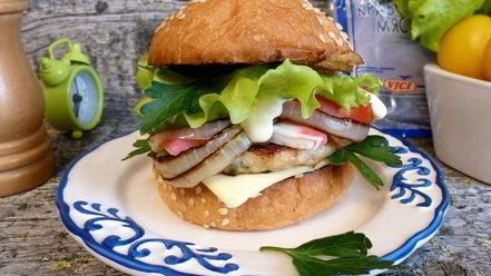 Рецепт бургера крабового луи