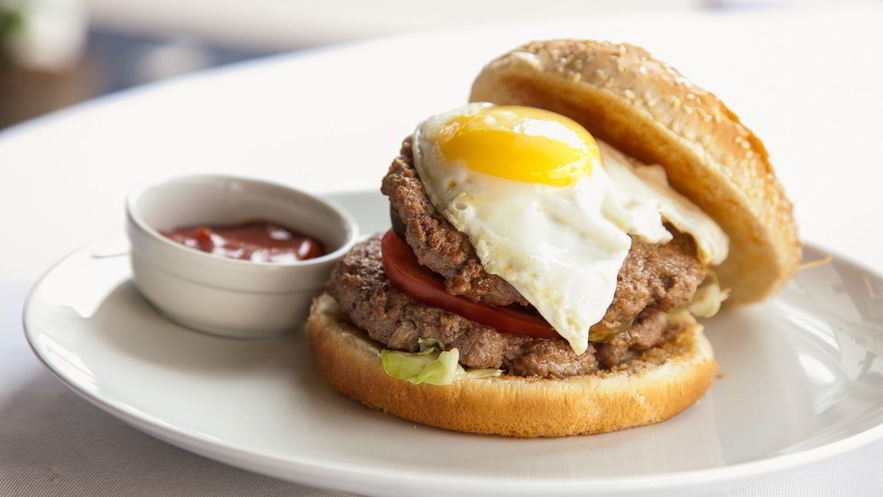 Рецепт бургера с двумя котлетами