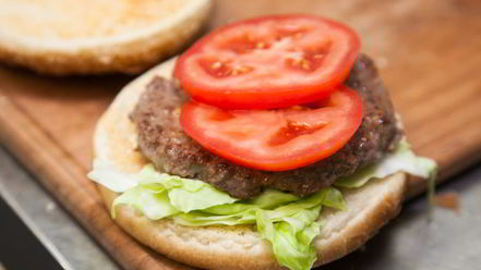 Рецепт бургера с двумя котлетами