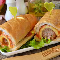 Рецепт Бургера с фрикадельками