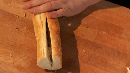 Рецепт бургера с говяжьей грудинкой и овощами фри