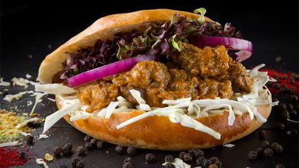 Рецепт Бургера с гуляшом