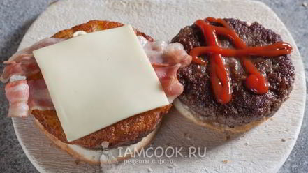 Рецепт бургера с картошкой