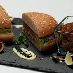 Рецепт Бургера с тунцом и васаби-майонезом