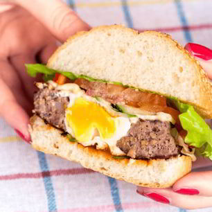 Рецепт Бургера с яйцом