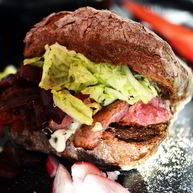 Рецепт Бургера со стейком из говядины