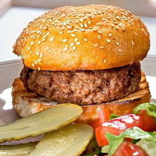 Рецепт Бургера Элвис с салатом