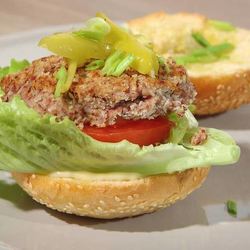 Рецепт Бургеров с красной фасолью и грибами