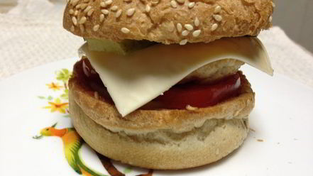 Рецепт чикенбургера по-домашнему