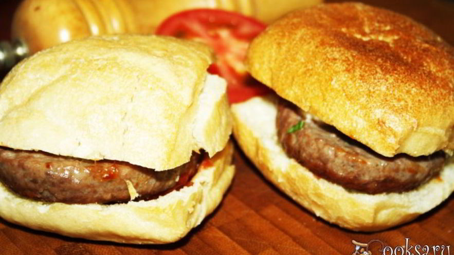 Рецепт домашних гамбургеров с русским акцентом