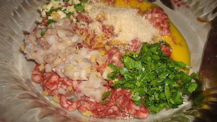 Рецепт гамбургера из фарша и селедки