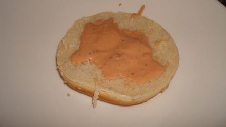 Рецепт гамбургера с грибами и белым вином