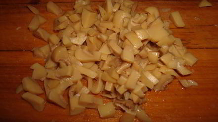 Рецепт гамбургера с грибами и белым вином