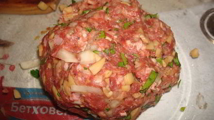 Рецепт гамбургера с грибами и белым вином