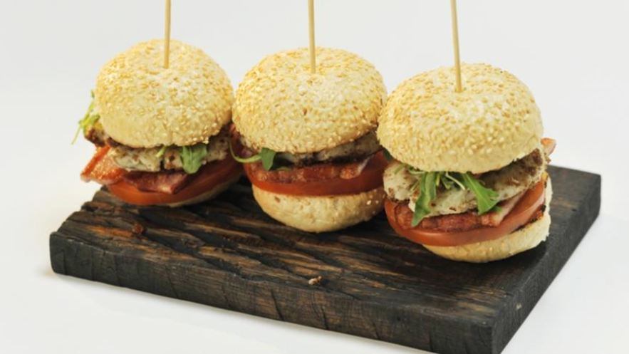 Рецепт гамбургера с картофельной котлетой