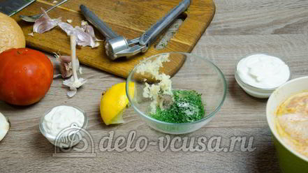 Рецепт гамбургера с курицей