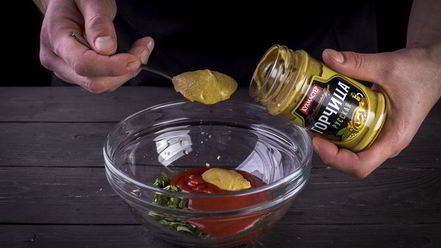 Рецепт гамбургера с пикантной заправкой