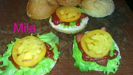 Рецепт гамбургеров с корейской морковкой