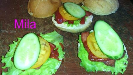 Рецепт гамбургеров с корейской морковкой