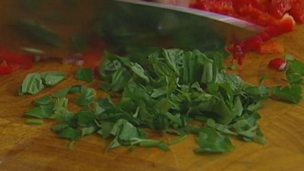 Рецепт гамбургеров с ягнятиной, сладким перцем и базиликом