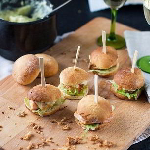 Рецепт Мини-бургеров с семгой