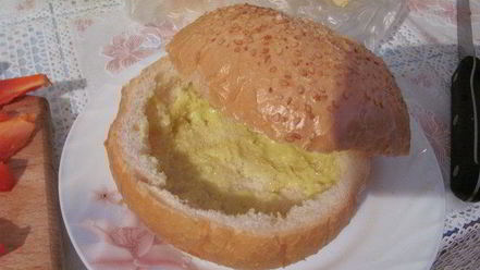 Рецепт полезного чикенбургера с грейпфрутом