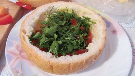 Рецепт полезного чикенбургера с грейпфрутом