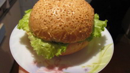 Рецепт полезного чикенбургера с грейпфрутом