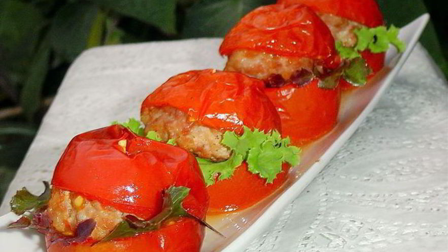 Рецепт помидорного гамбургера