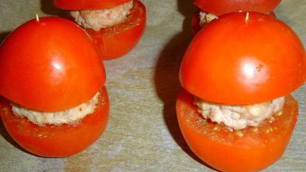 Рецепт помидорного гамбургера