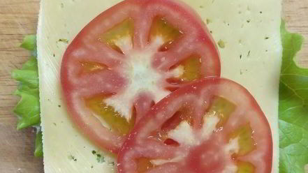 Рецепт сочного бургера с омлетом