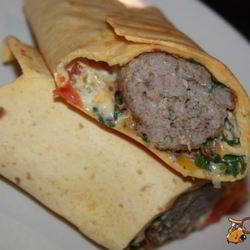 Рецепт Буритоса с кукурузной лепешкой тортилас