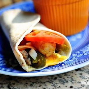 Рецепт Буррито на завтрак