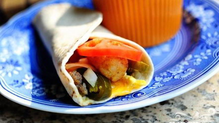 Рецепт буррито на завтрак