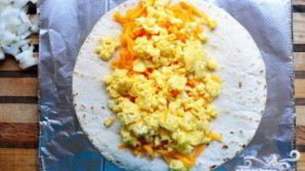 Рецепт буррито на завтрак